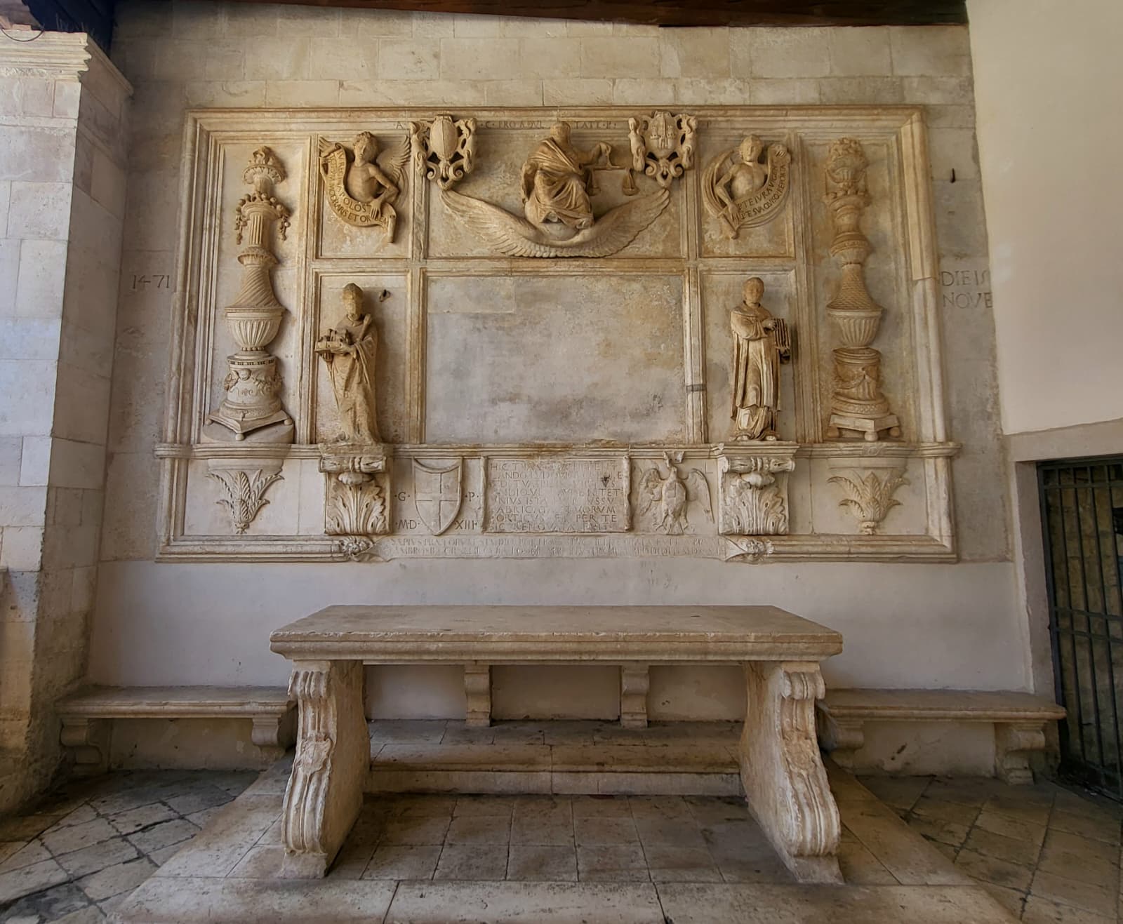 Historic City Loggia in Trogir's UNESCO-listed Old Town
